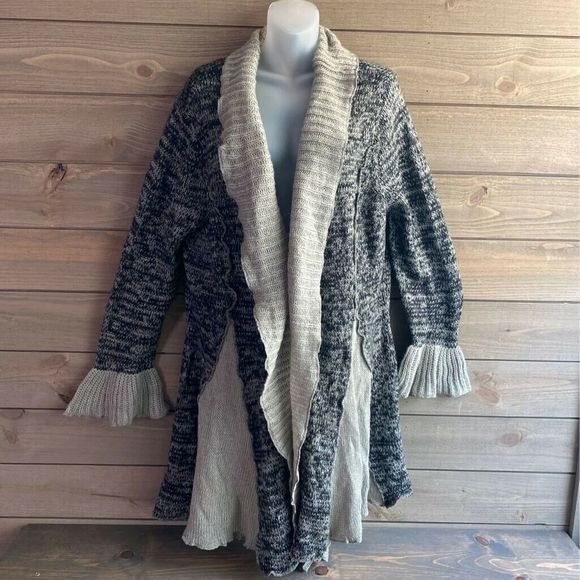 Through the Country Door Sweaters - Country Door Open Front Duster Cardigan 3X New